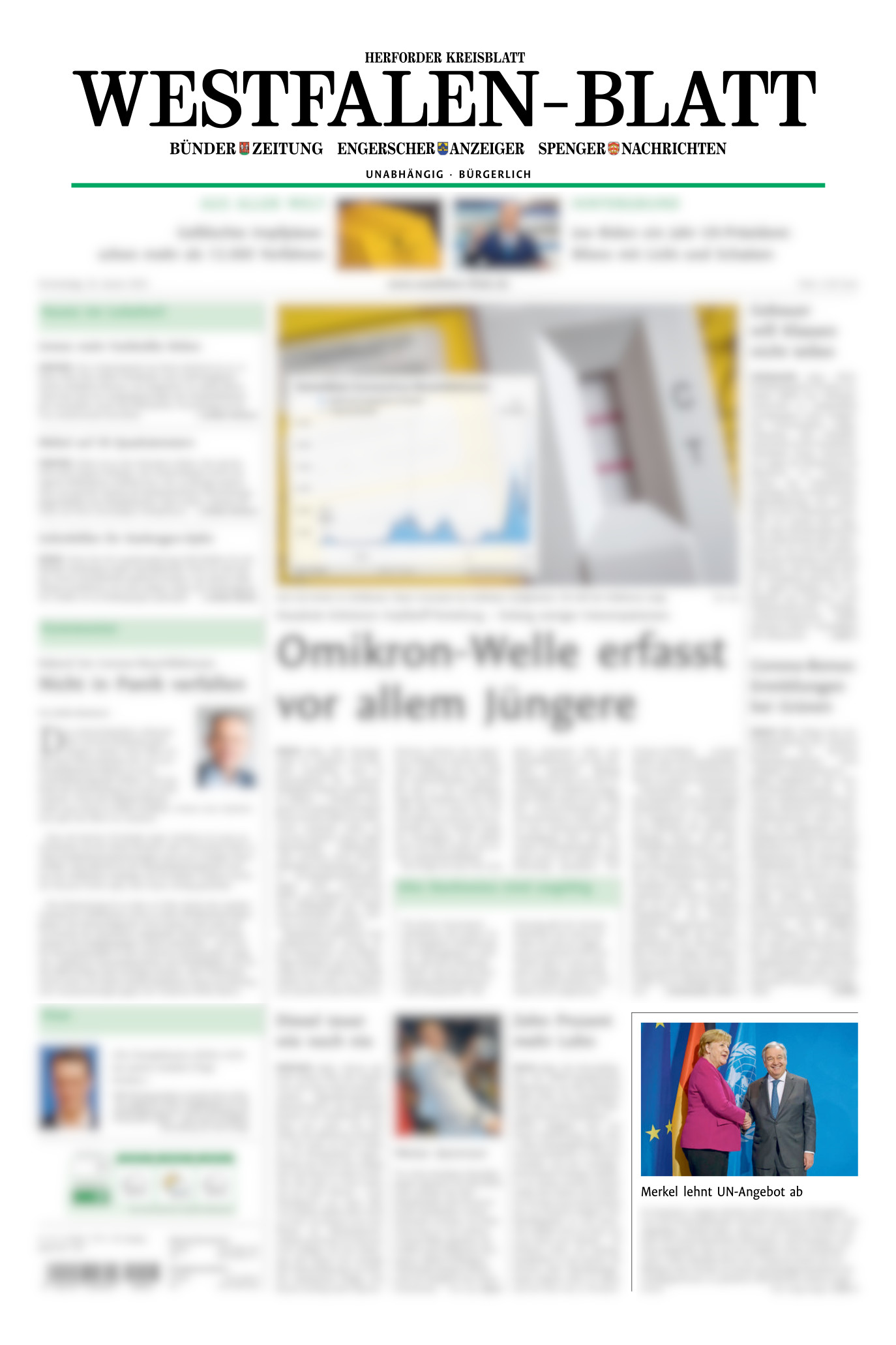 Westphalen Blatt 20.01.2022